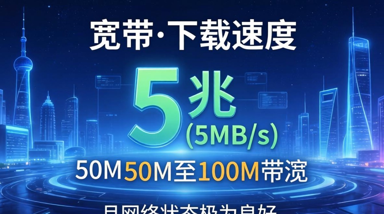 宽带下载速度5兆