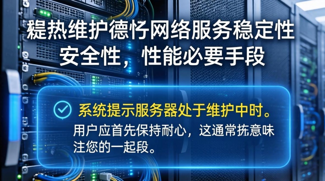 服务器处于维护中