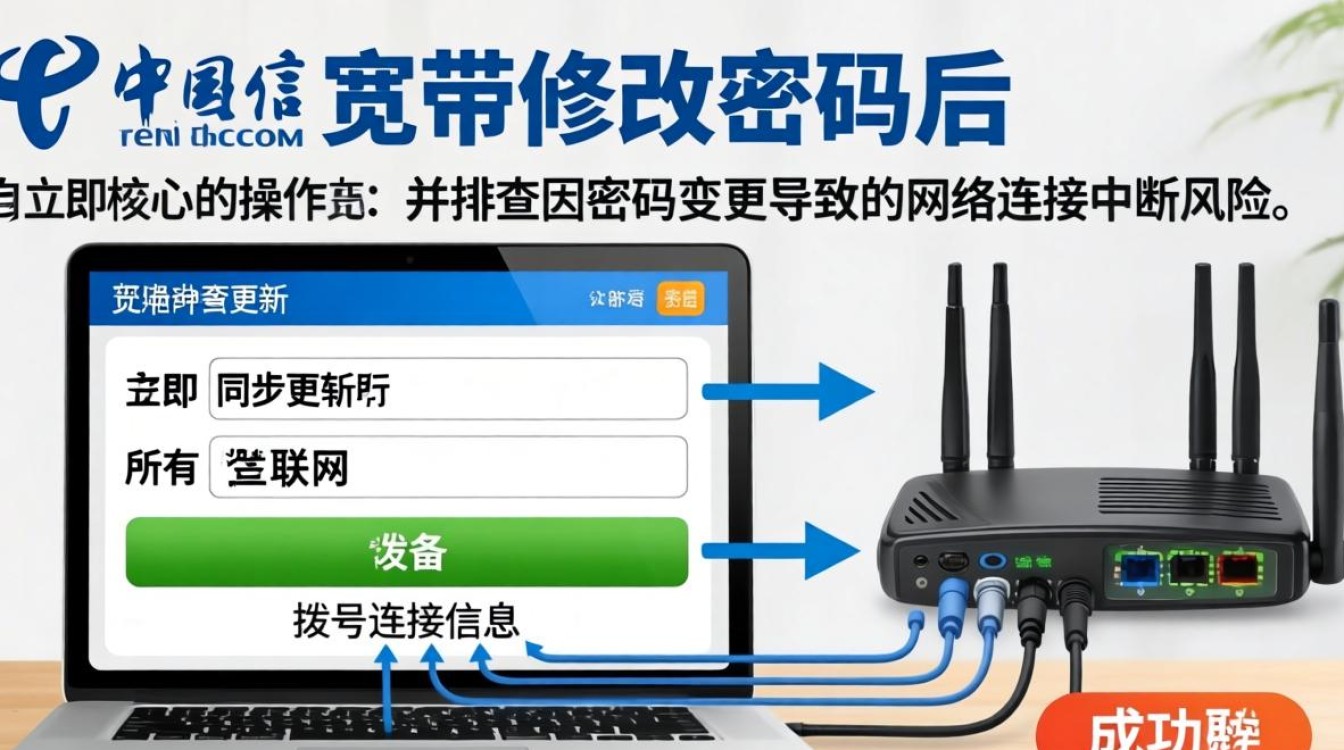 电信宽带修改密码后