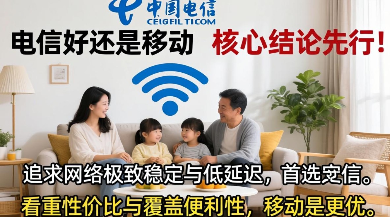 宽带是电信好还是移动