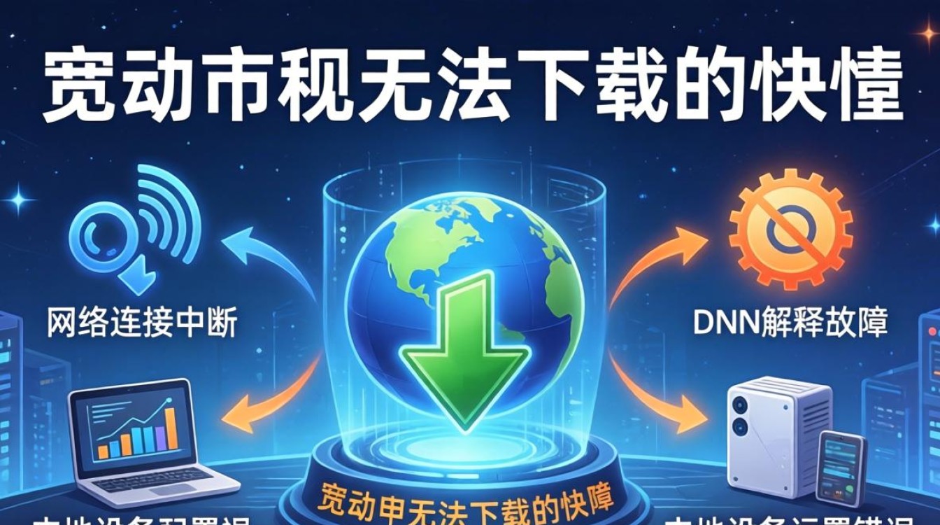 移动的宽带下载不了