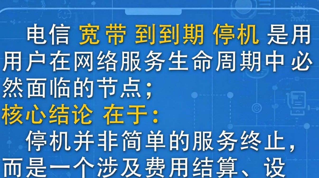 电信宽带到期停机