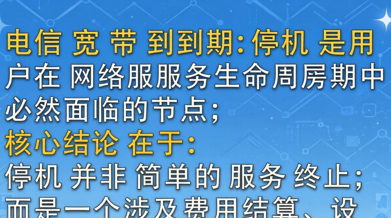 电信宽带到期停机