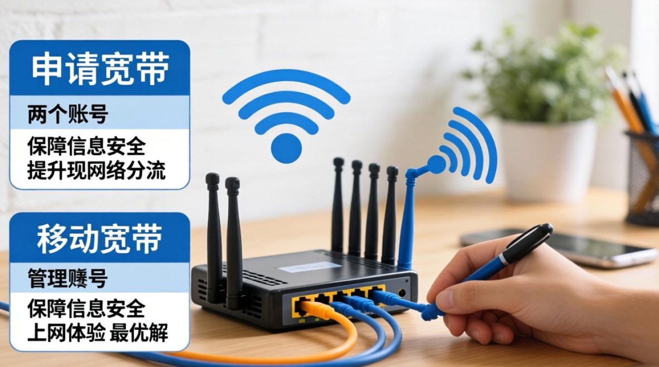 移动宽带两个账号