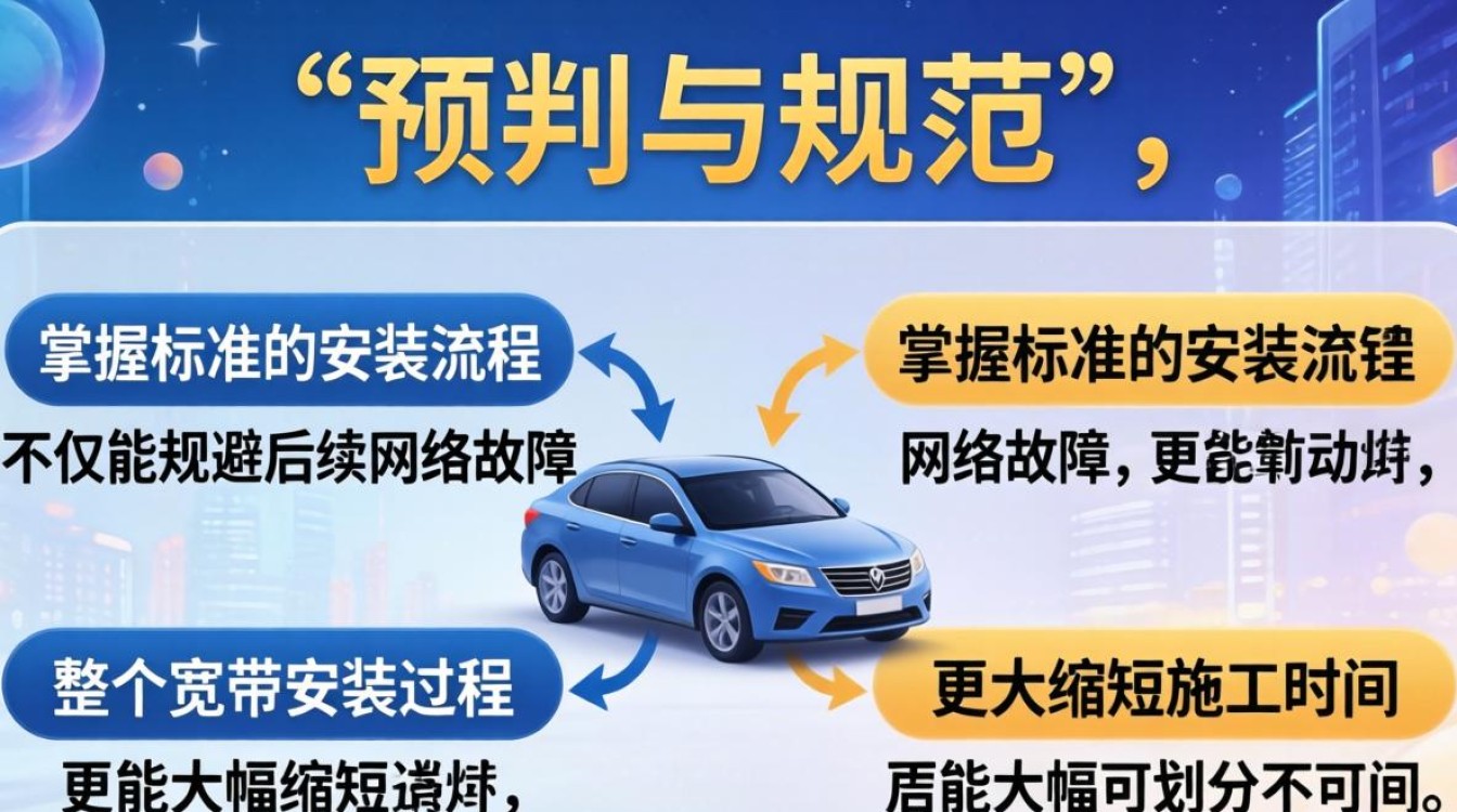 宽带的安装流程图