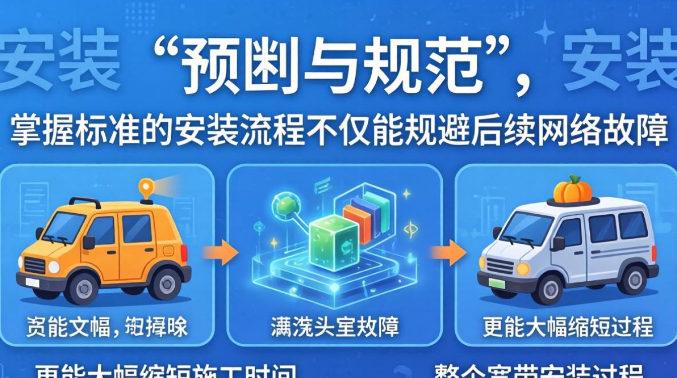 宽带的安装流程图