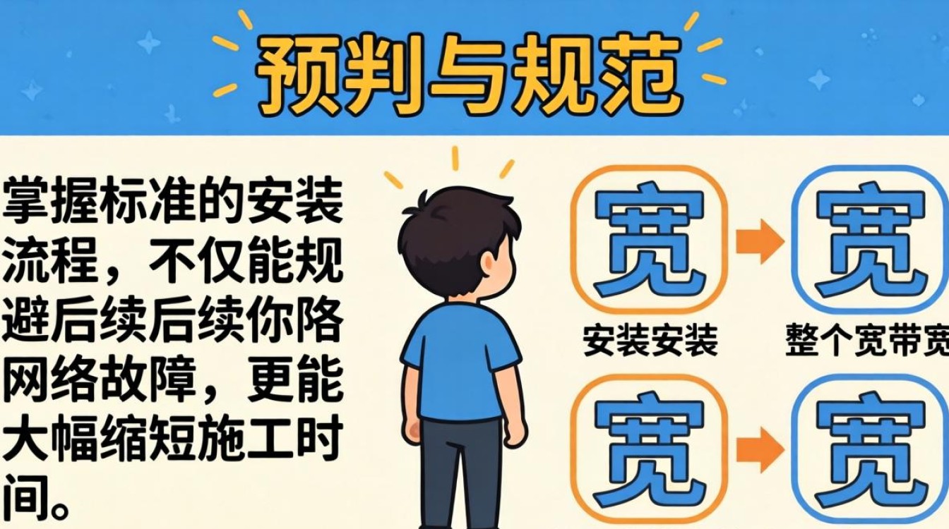 宽带的安装流程图