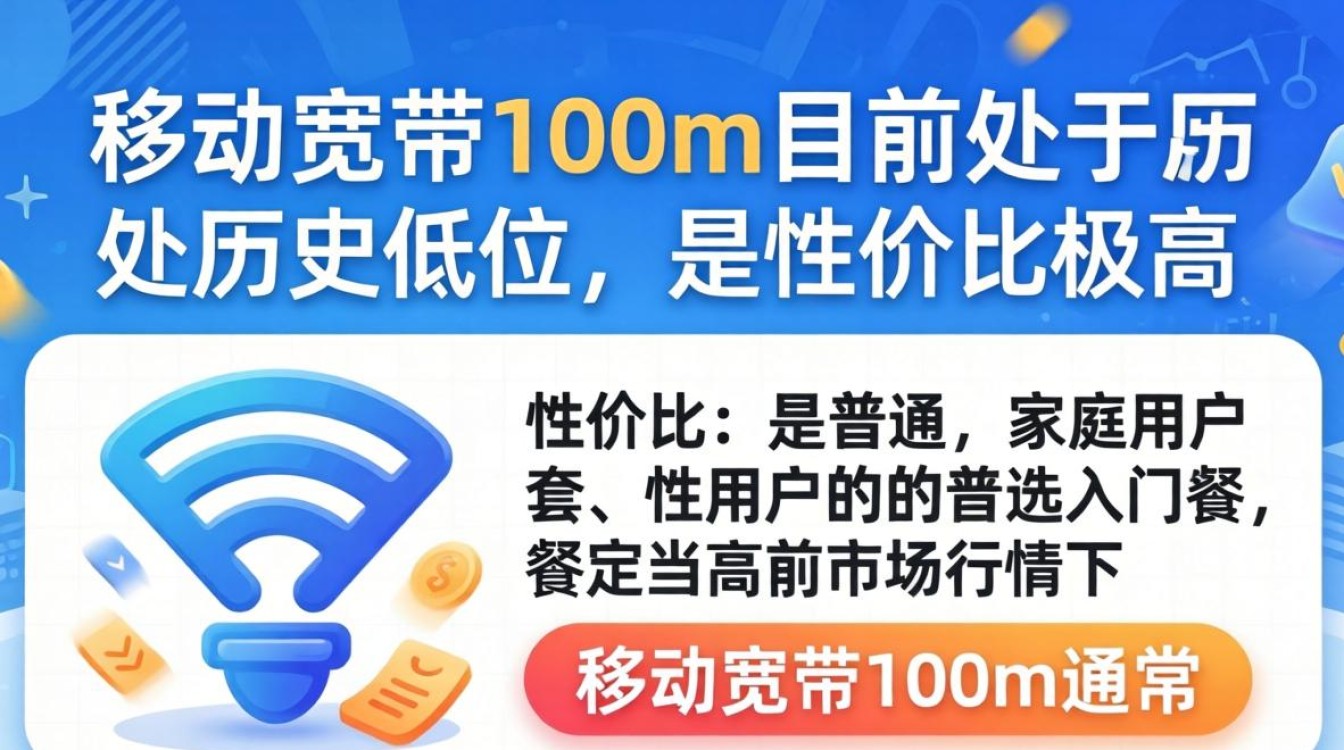 移动宽带100m价格