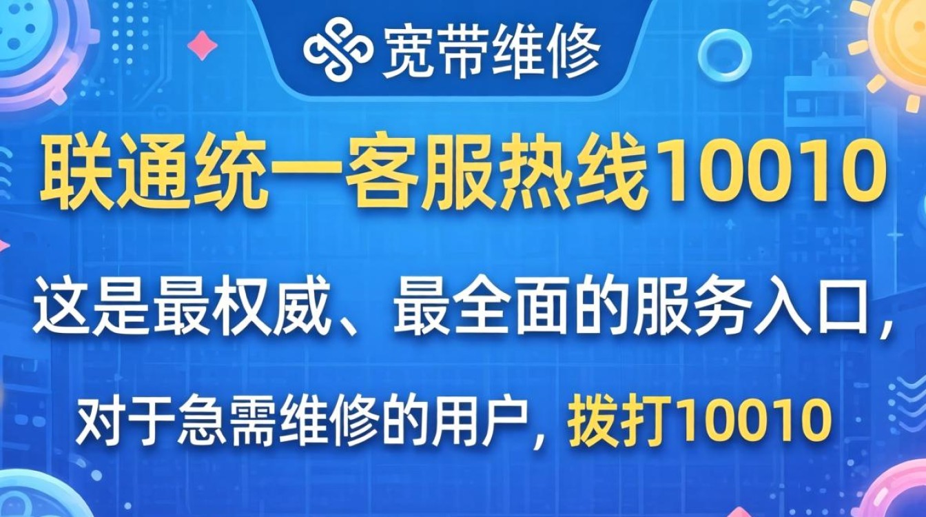 联通宽带维修电话多少