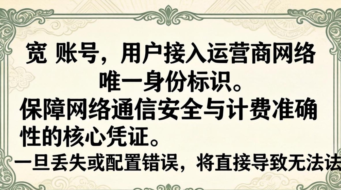 宽带账号是什么问题