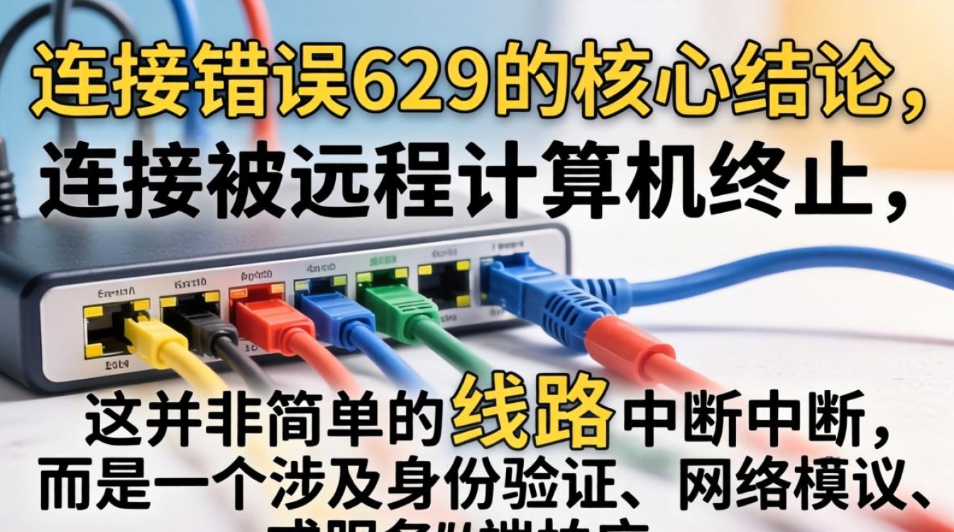 宽带连接629错误代码