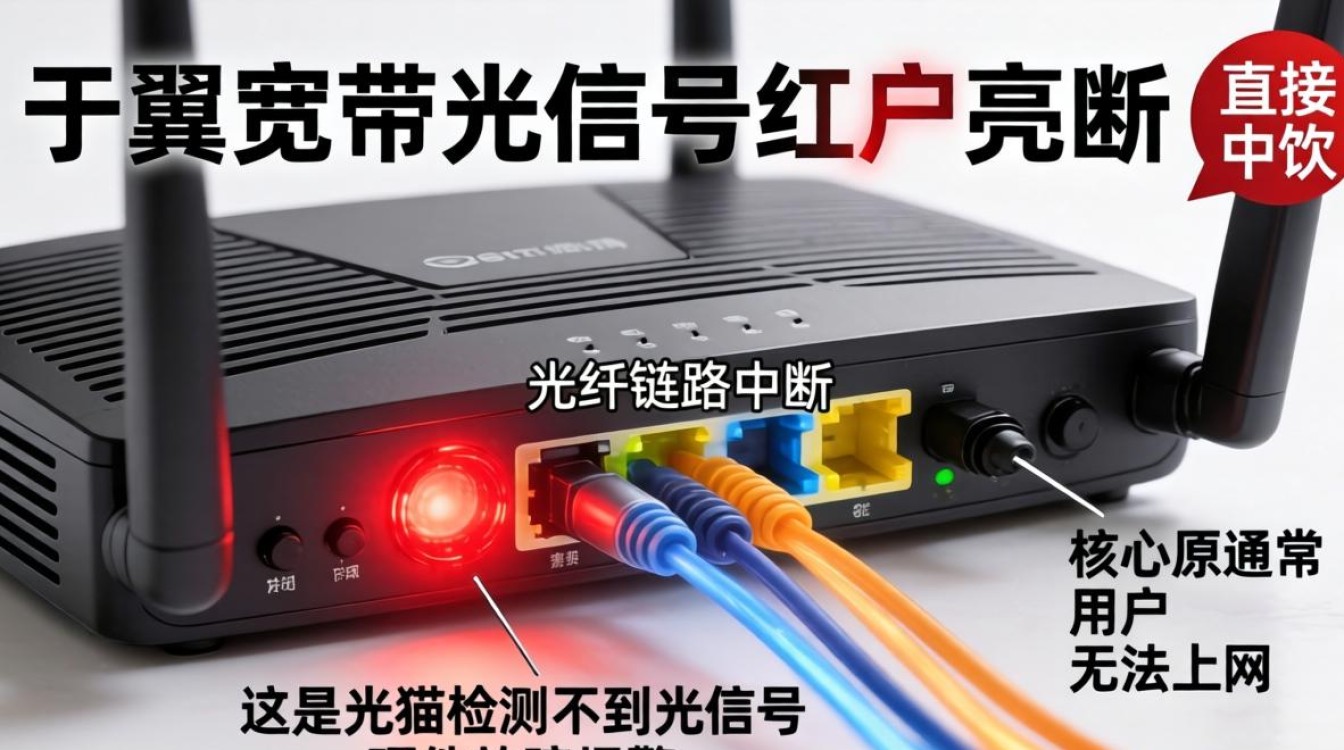 天翼宽带光信号红灯