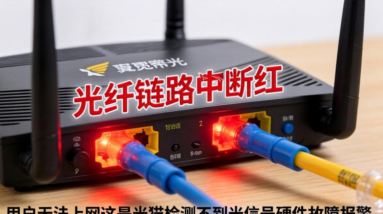 天翼宽带光信号红灯