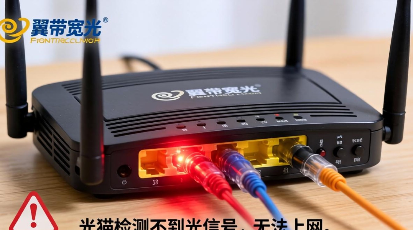 天翼宽带光信号红灯