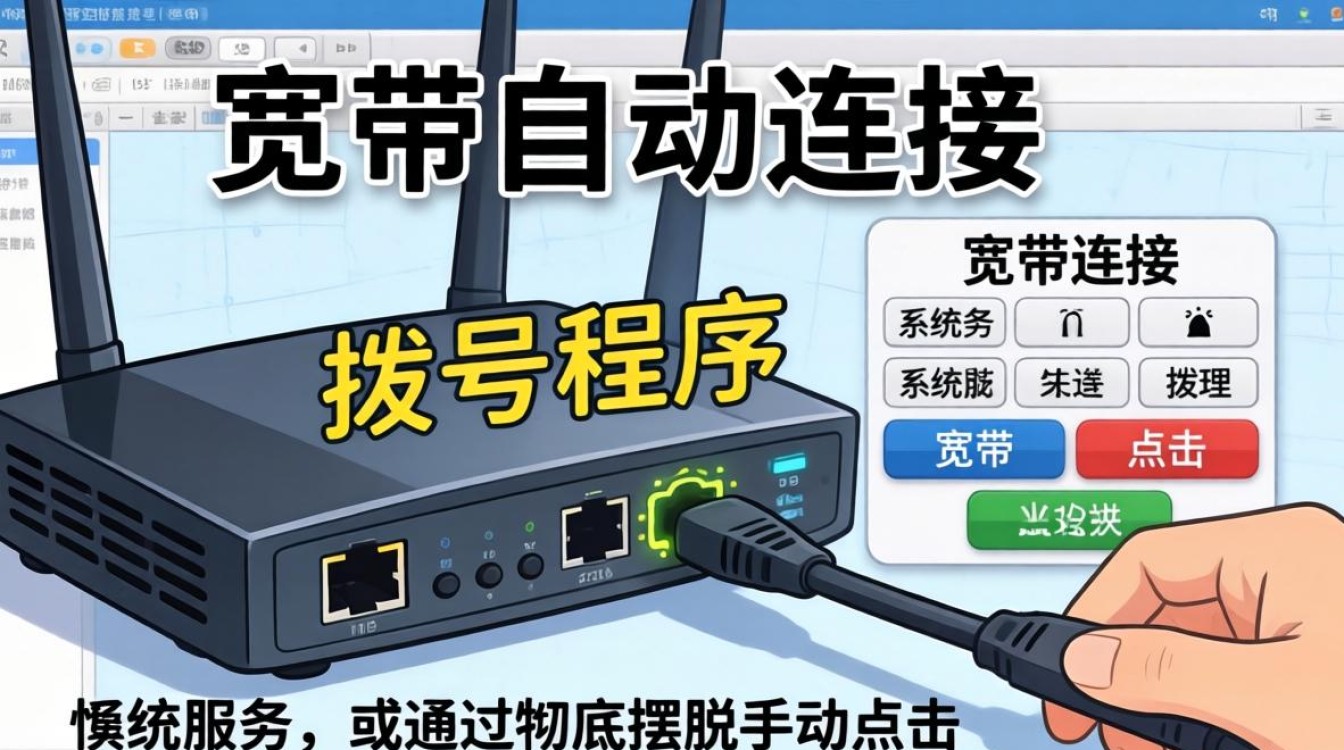 怎么样宽带自动连接