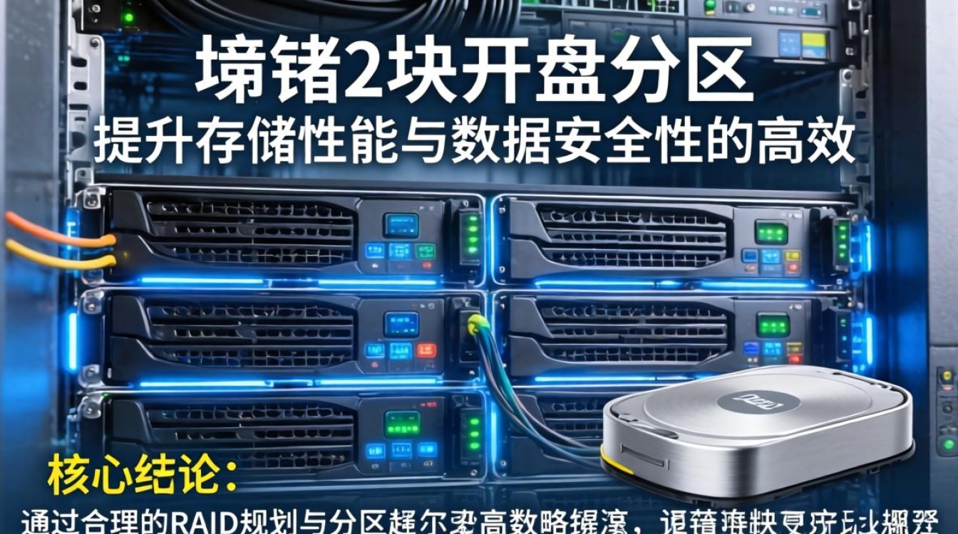 服务器增加2块硬盘分区