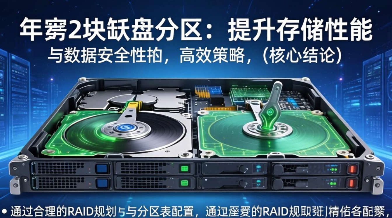 服务器增加2块硬盘分区