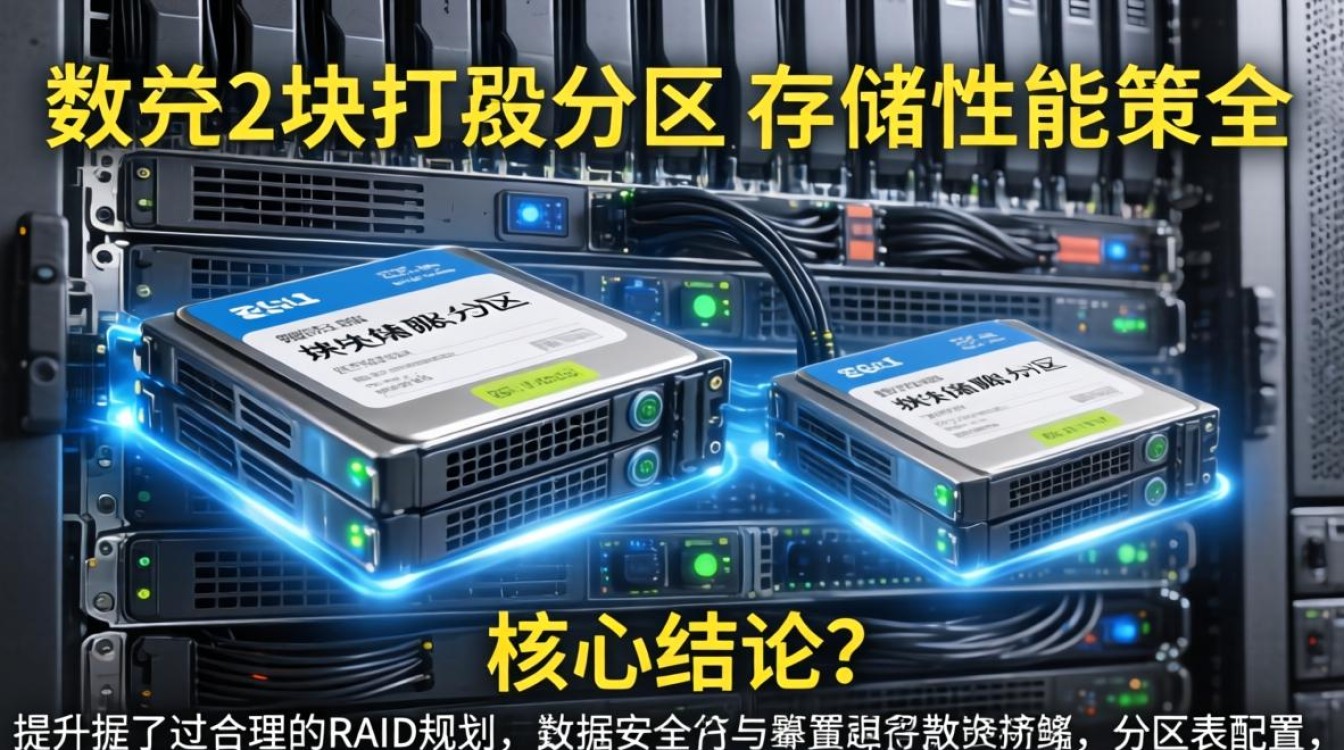 服务器增加2块硬盘分区