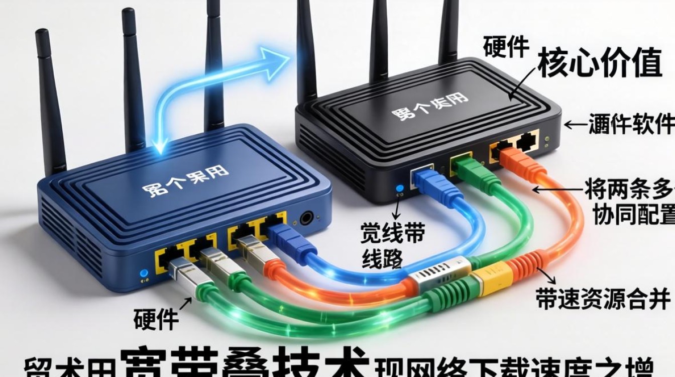 双路由器宽带叠加