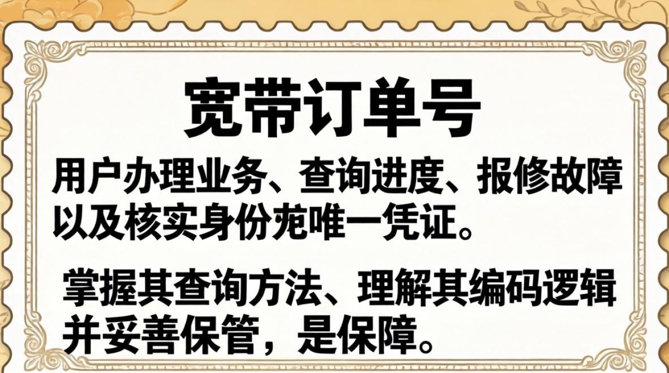 电信宽带订单号 电信宽带订单号
