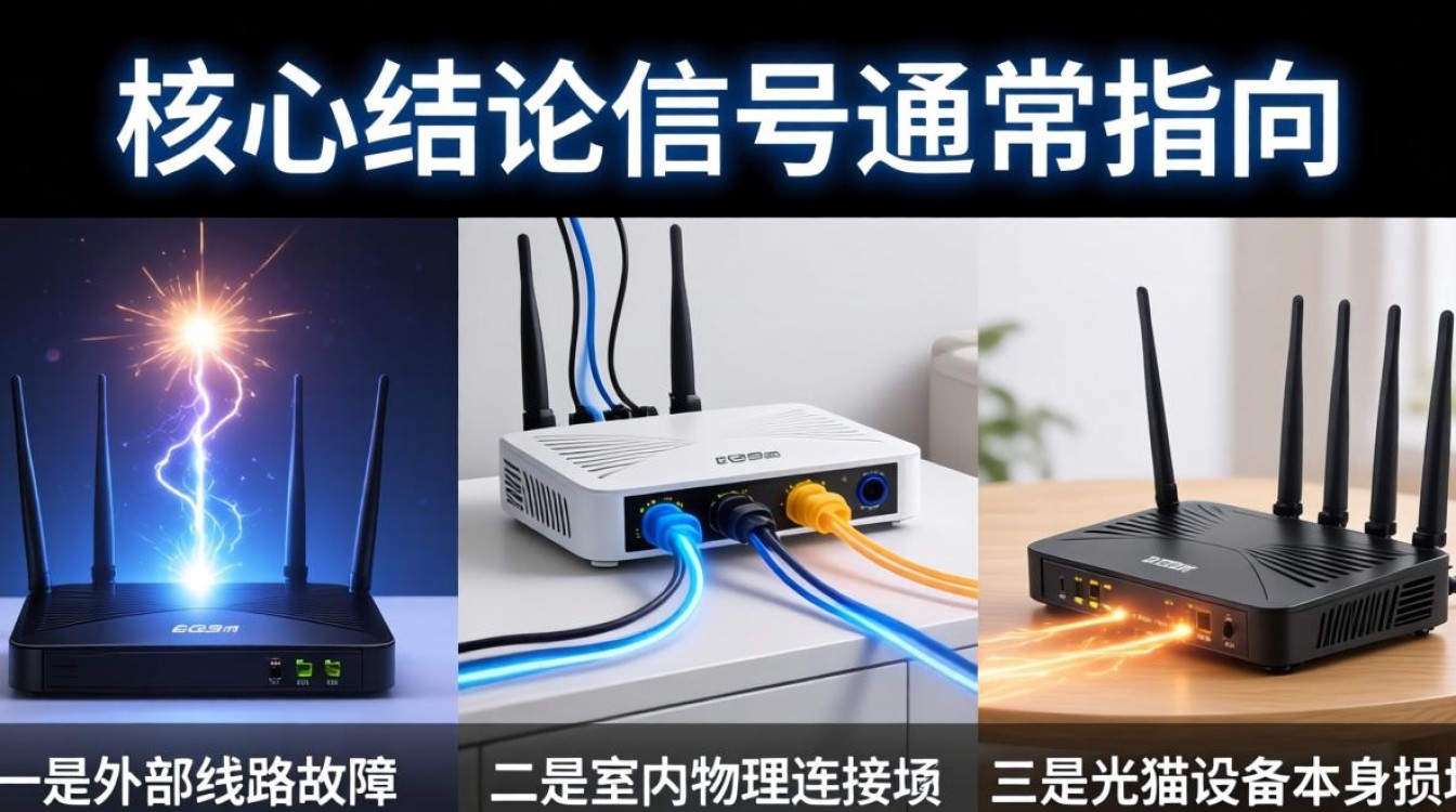 光信号和宽带不亮