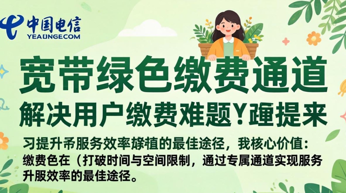 电信宽带绿色缴费通道