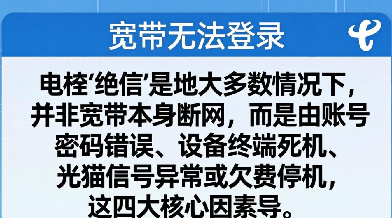 电信宽带登不上