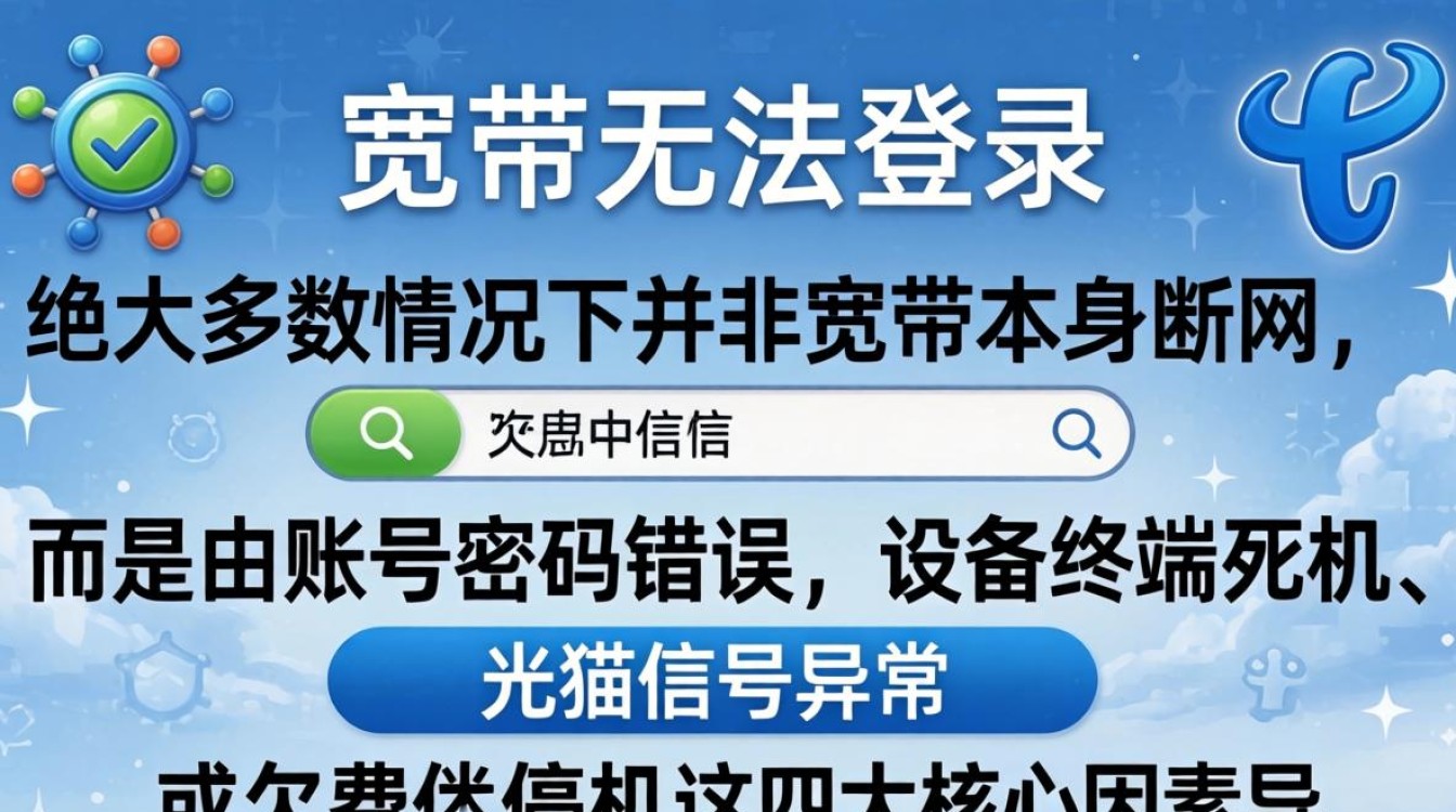 电信宽带登不上