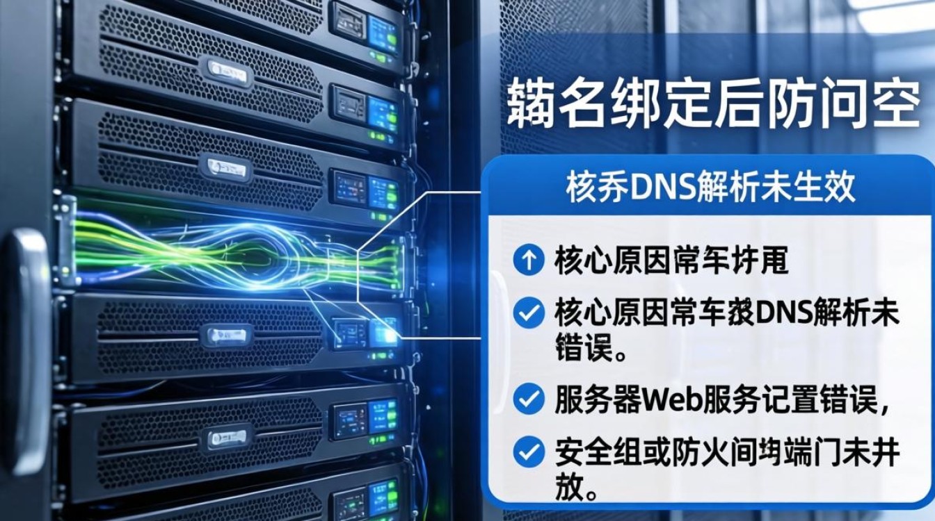 服务器域名绑定后无法访问