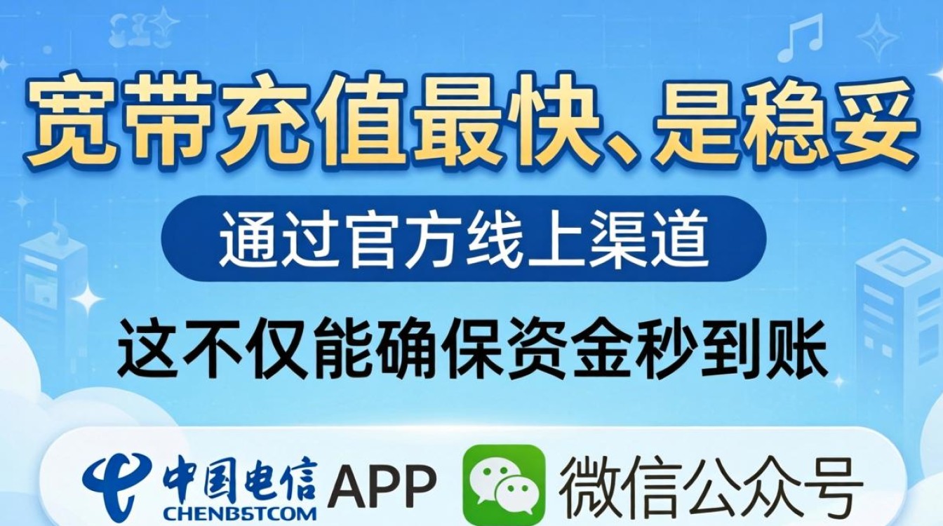 如何给电信宽带充值