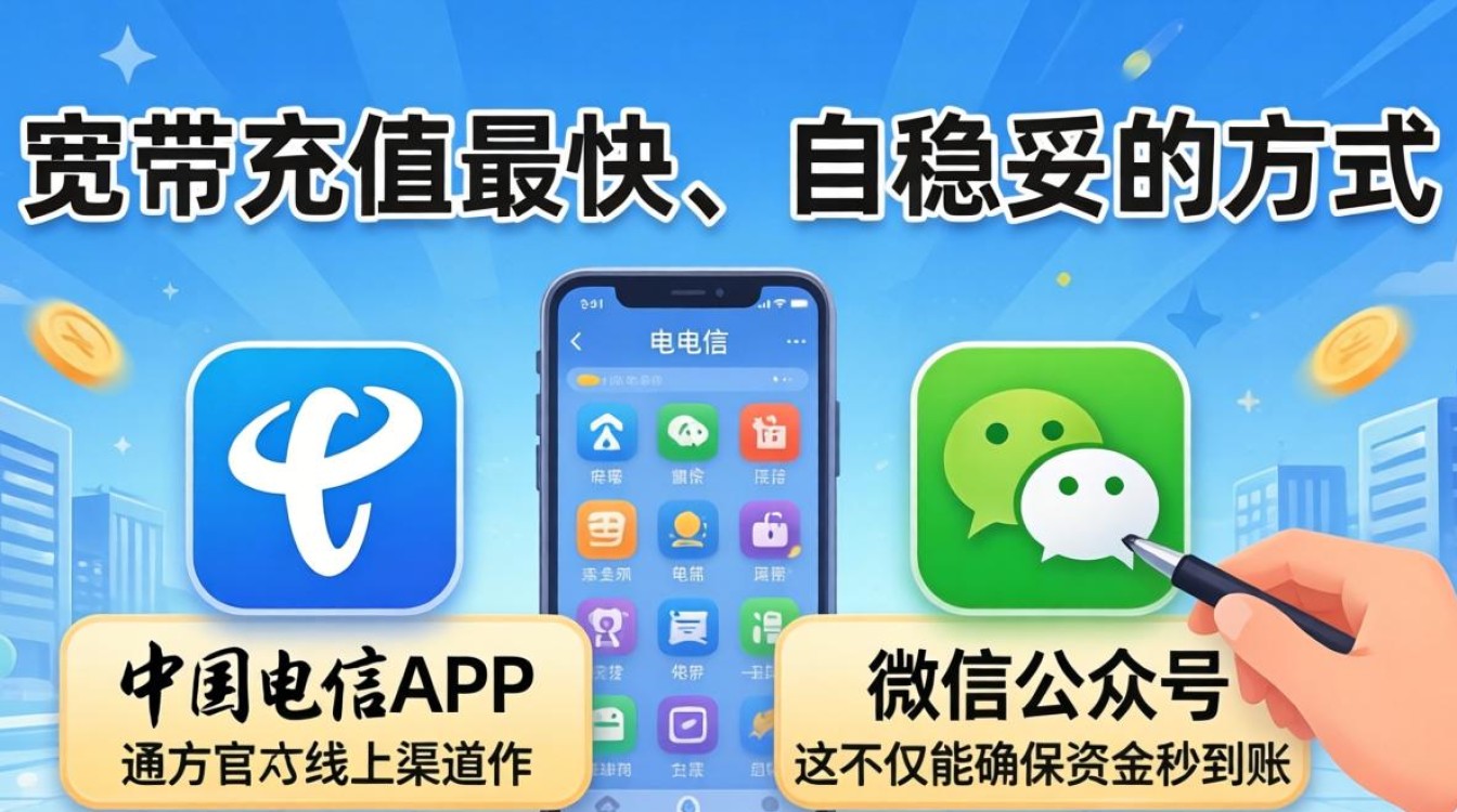 如何给电信宽带充值