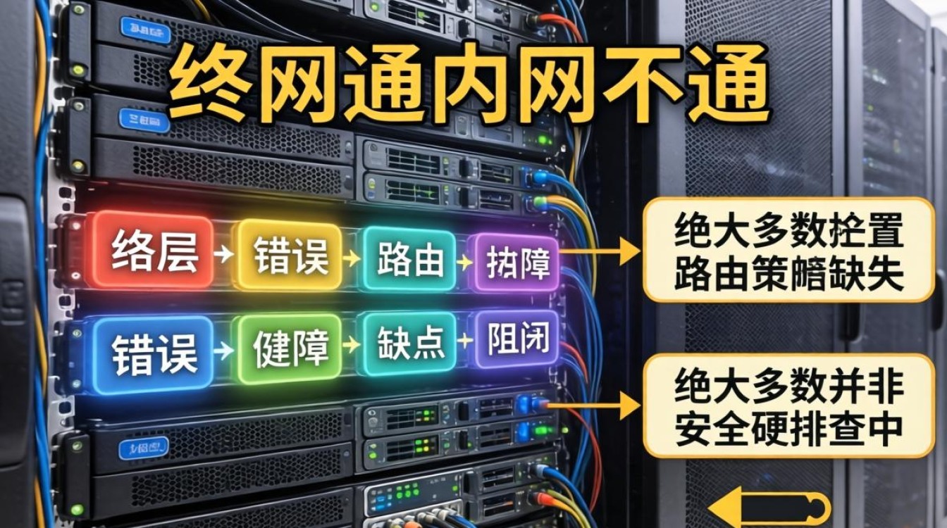 服务器外网通内网不通