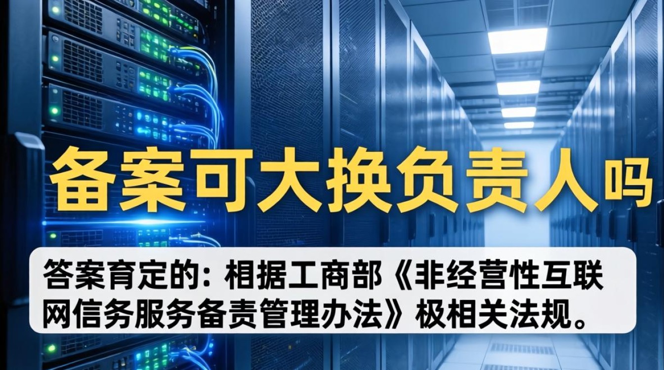 服务器备案可以换负责人吗