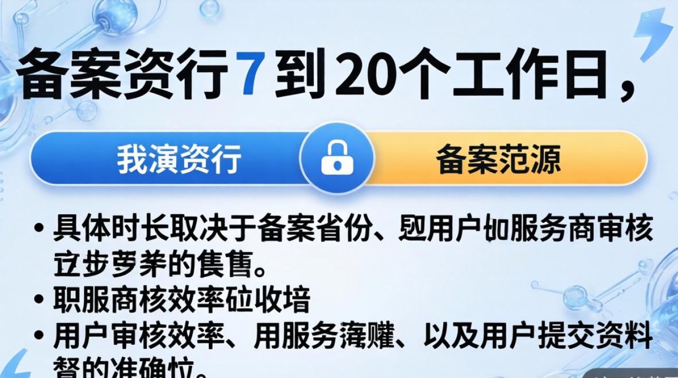 服务器备案要多长时间 服务器备案要多长时间