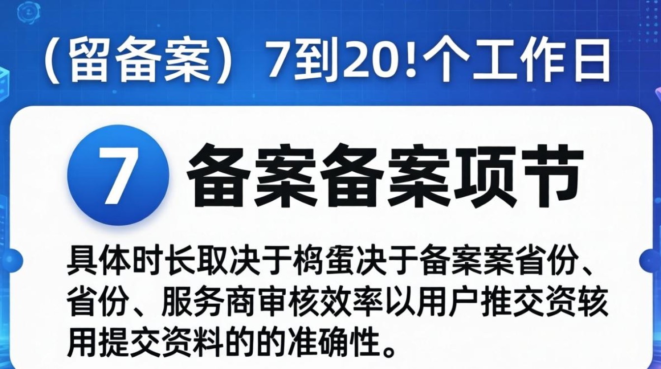 服务器备案要多长时间 服务器备案要多长时间