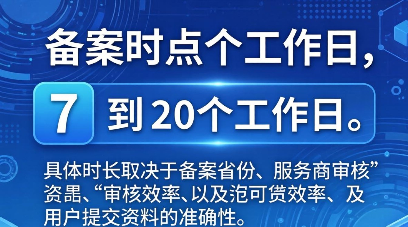 服务器备案要多长时间 服务器备案要多长时间