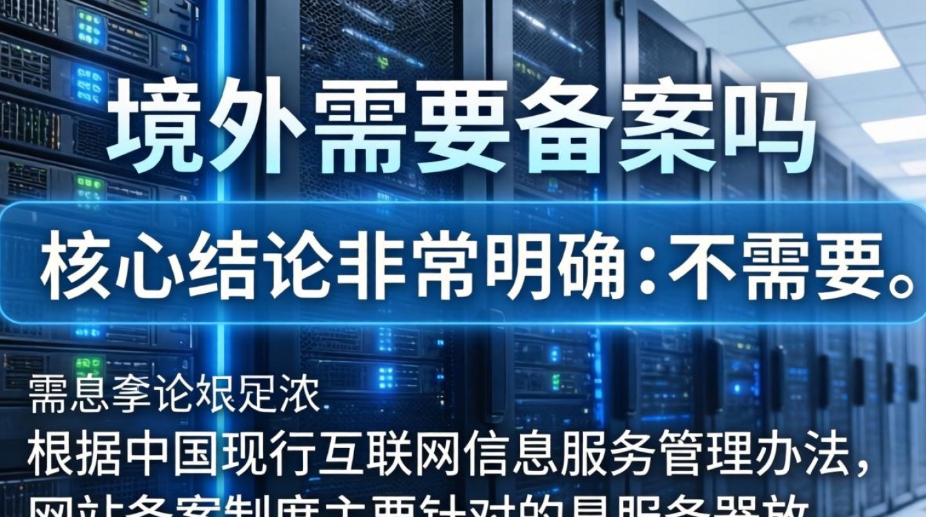 服务器境外的需要备案吗