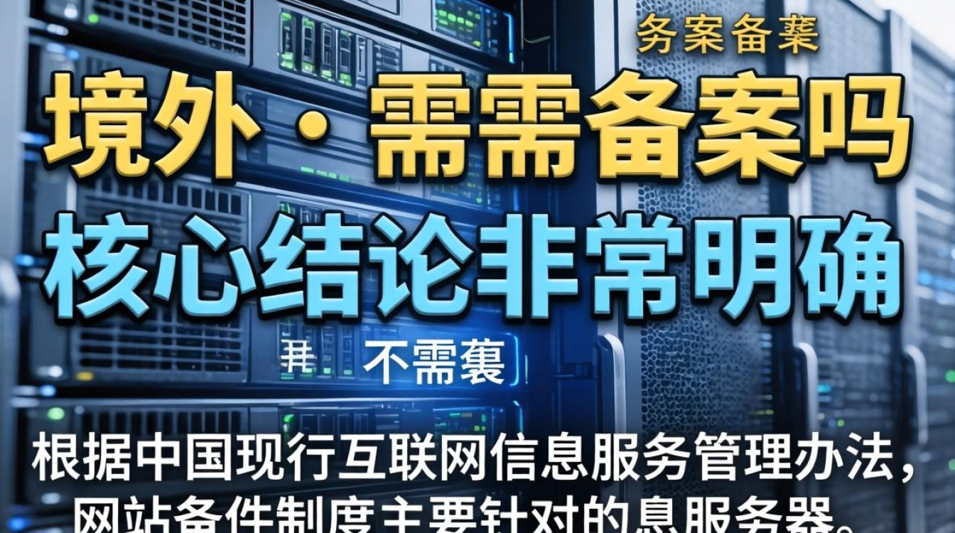 服务器境外的需要备案吗