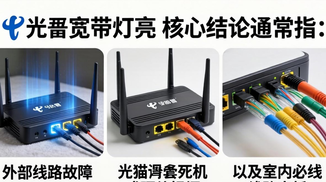 光猫宽带灯不亮电信