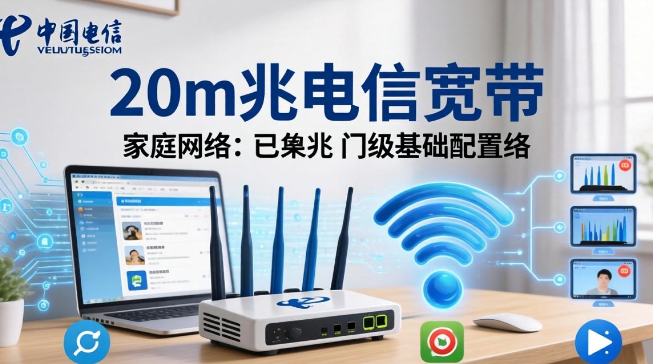 20兆电信和宽带