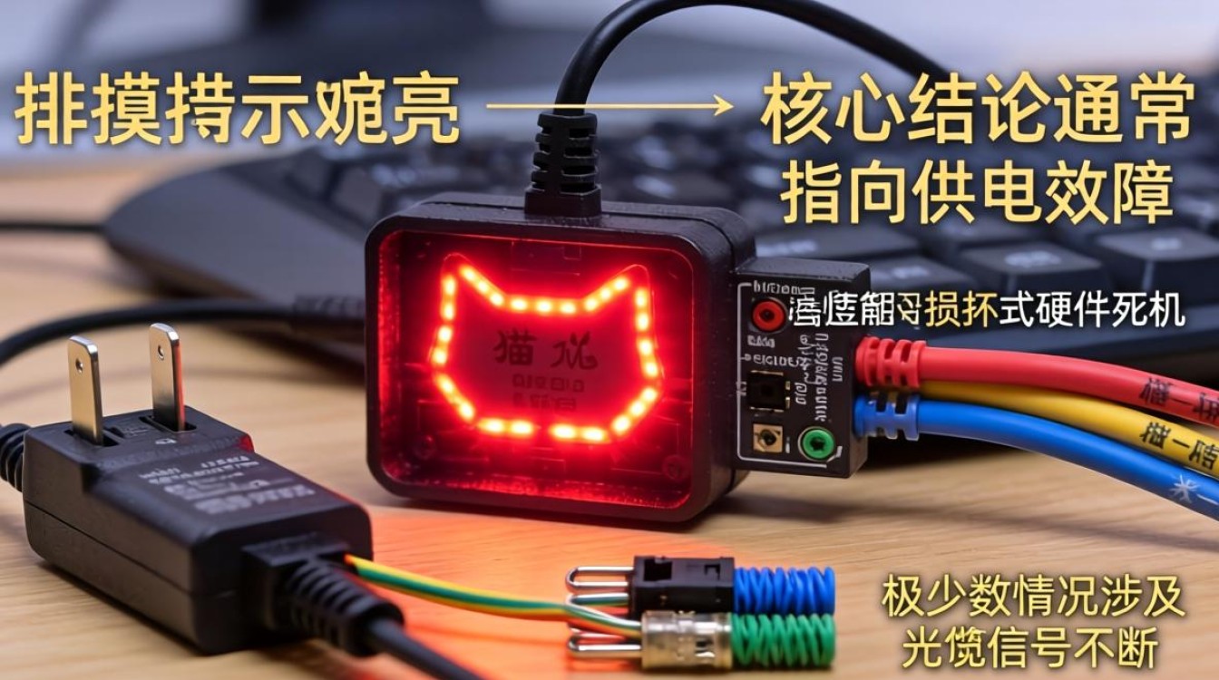 宽带猫指示灯不亮