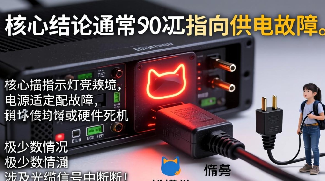 宽带猫指示灯不亮