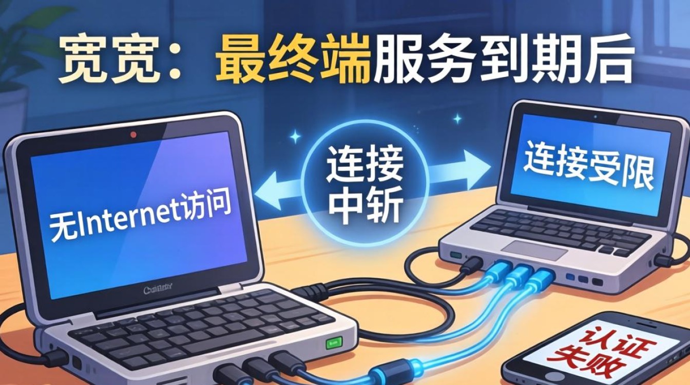 宽带到期显示什么