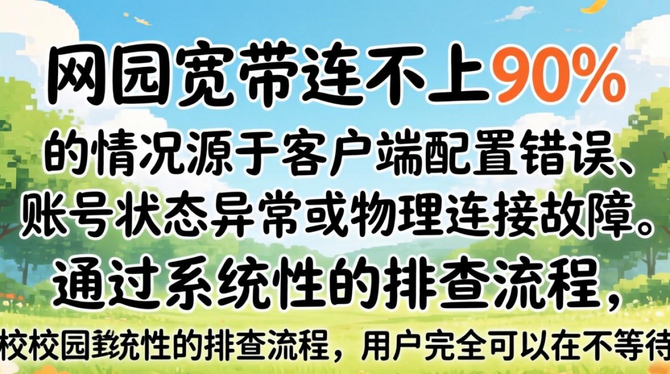 校园网宽带连不上