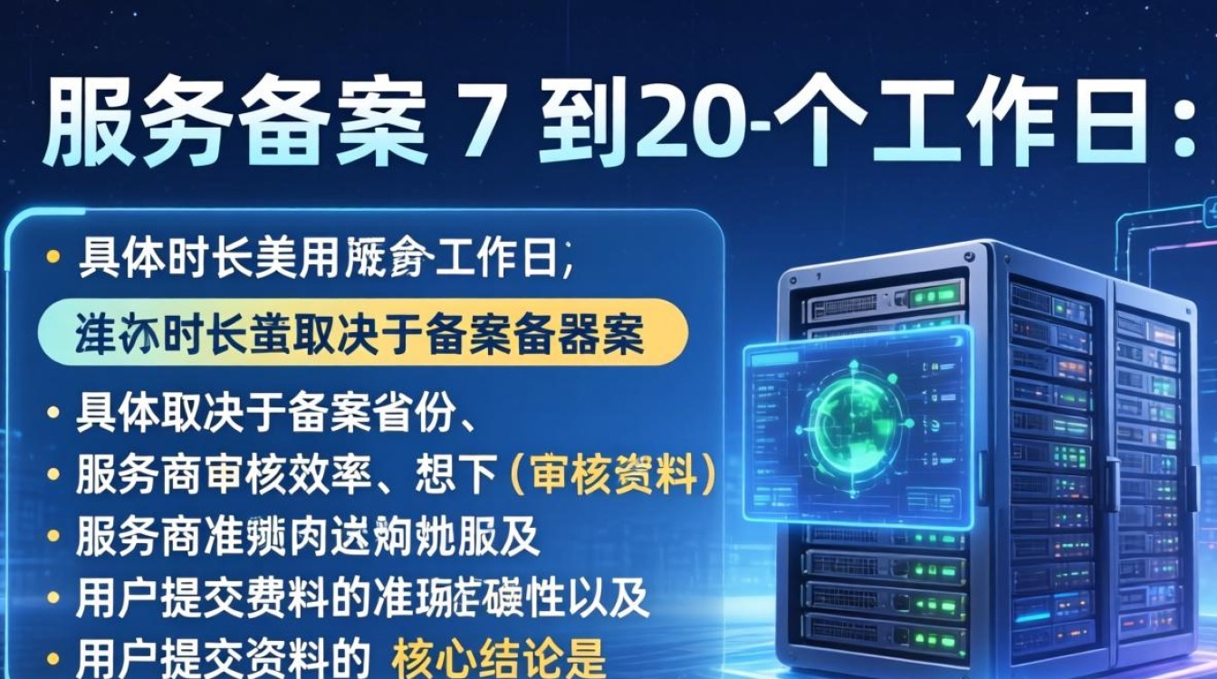 服务器备案要几天 服务器备案要几天