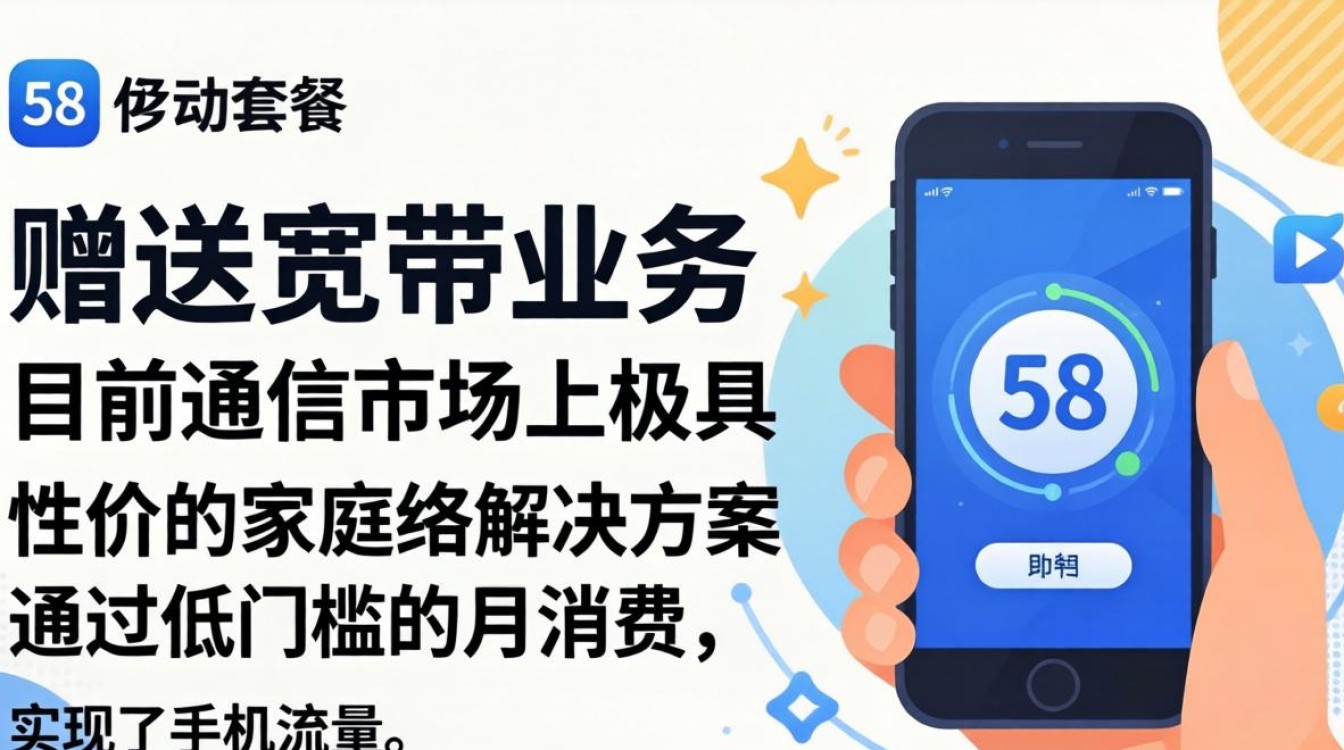 移动58送免费宽带