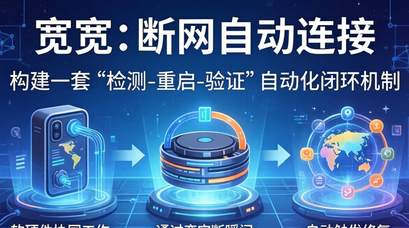 宽带断网自动连接