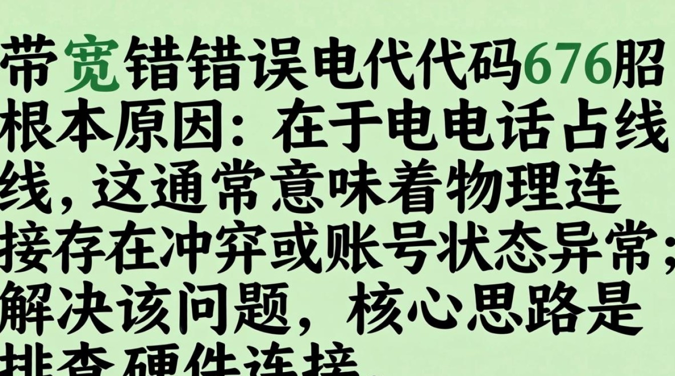 宽带错误代码676 宽带错误代码676