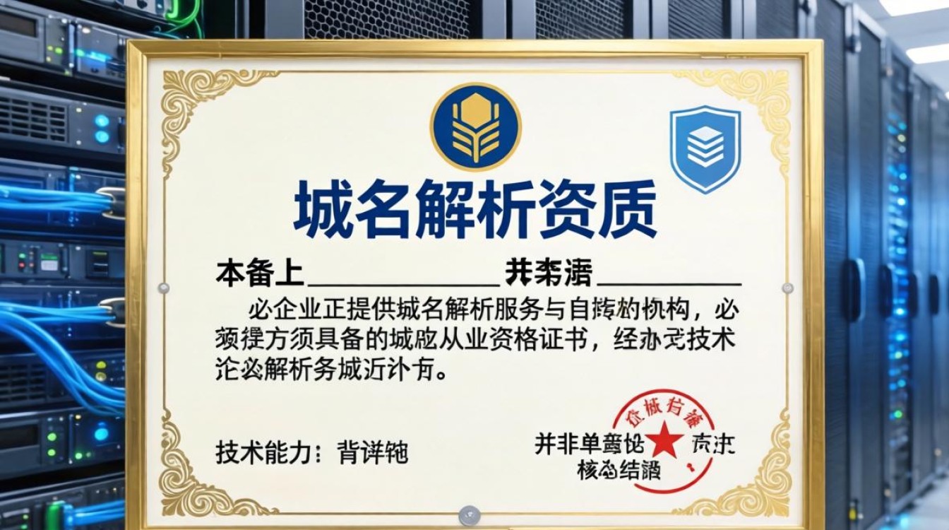 服务器域名解析资质什么意思