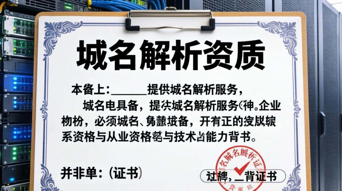 服务器域名解析资质什么意思